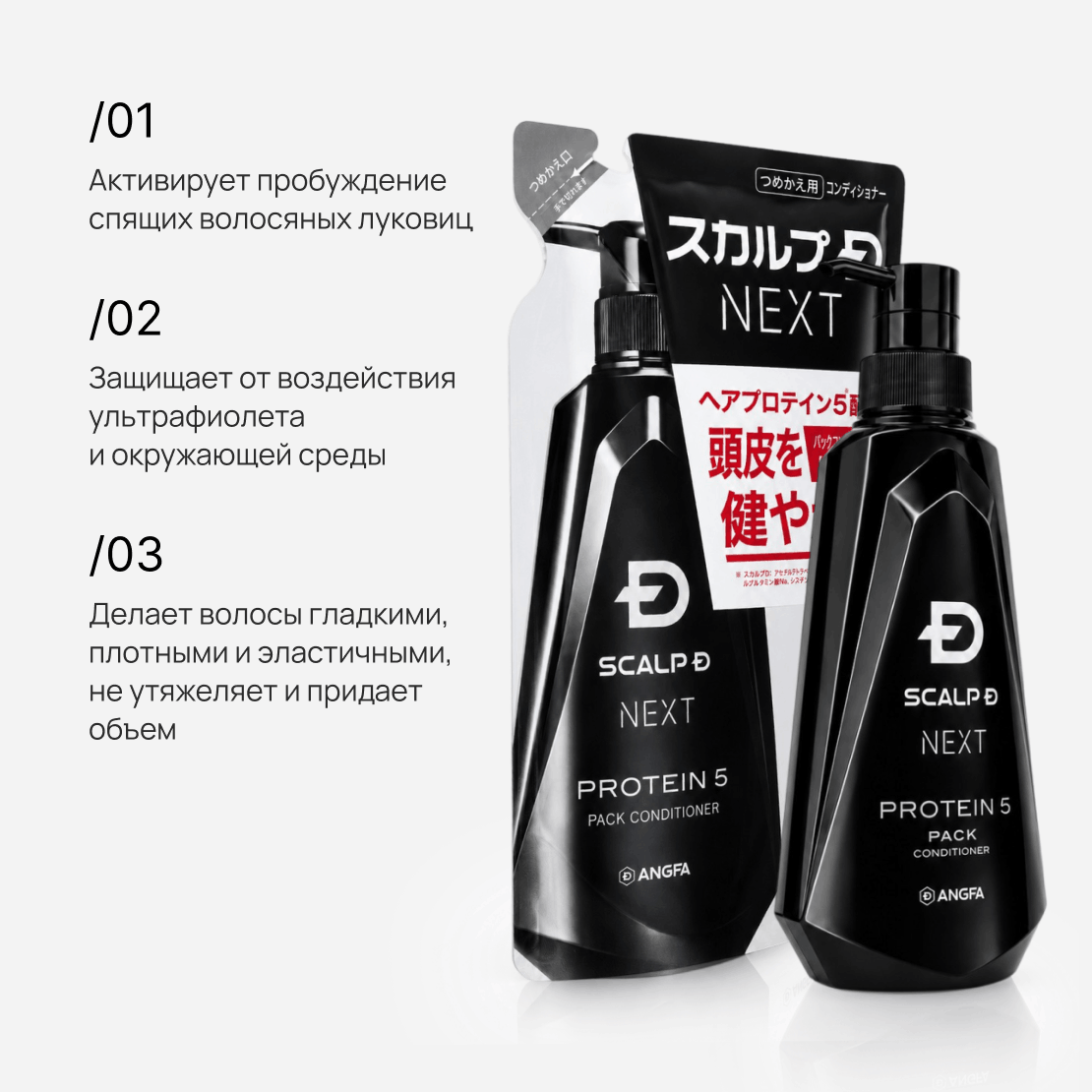 SCALP-D NEXT PROTEIN 5 Pack Conditioner Refill